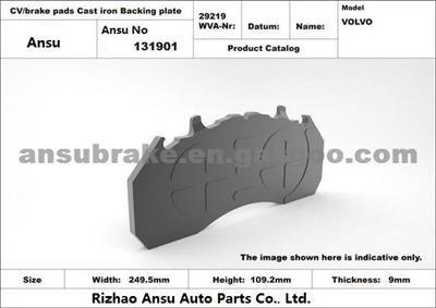 Highend Truck Braking Plate WVA 29219 Casting Iron Backing Plate For Volvo