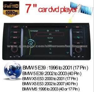 Car DVD Player For BMW M5 BMW 5 Series E39 GPS Navigation With Video Bluetooth (HL-8786GB)