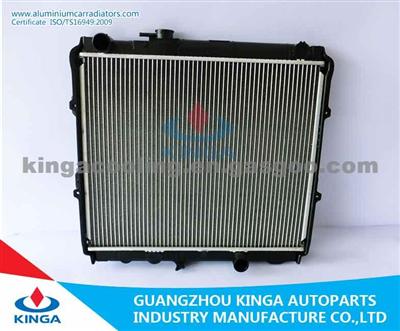 Efficient Cooling Toyota Aluminum Auto Radiator HILUX 4X4'02 New Design Silver Colour
