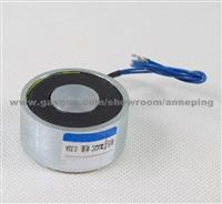 Chinacoal10 12V 24V DC Electromagnet Lift, Circular Electromagnets