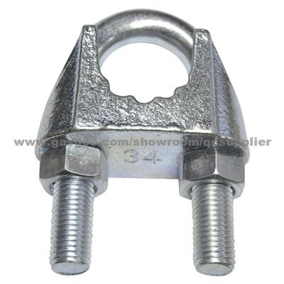 DIN 741 MALLEABLE WIRE ROPE CLIPS WITH GROOVE