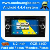 Ouchuangbo S160 Audio DVD Gps Radio Ford Focus Mondeo Fiesta Android 4.4 OS With AUX 1024*600 4 Core