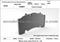 Brake Pad Highest Standards Casting Iron Back Plate WVA 29308 For BPW