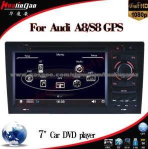 Car Video For Audi A8 (HL-8818GB) GPS Navigation