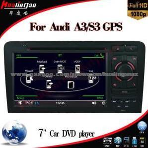 2 DIN Car DVD Player For Audi A3 Audi S3 GPS Navigation (HL-8796GB)