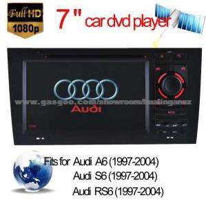 Special Car DVD GPS For Audi A6/Audi S6/Audi RS6 Navigation With Bluetooth/Radio/RDS/TV/Can Bus/USB/IPod/HD Touchscreen Function