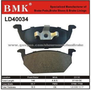High Quality Brake Pad (LD40034) For European Car