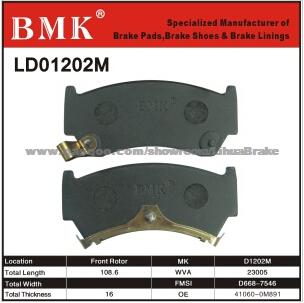 Environment Friendly Brake Pad (D1202M)