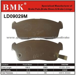 High Quality Brake Pads (D9029M) For Japanese Car