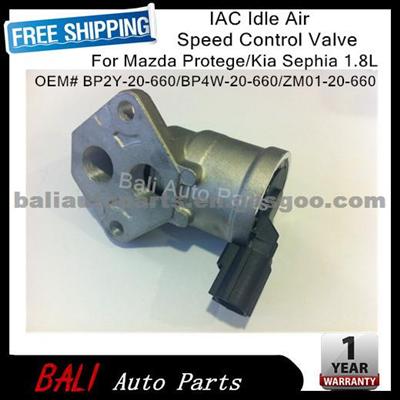 IAC Idle Air Speed Control Valve for Mazda Protege Kia Sephia 1.8L year 1997-2003 OEM BP2Y-20-660 BP4W-20-660