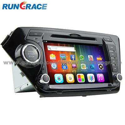 Rungrace 8-Inch 2 Din TFT Screen In-Dash Car DVD Player For Kia K2 With Bluetooth,Navigation