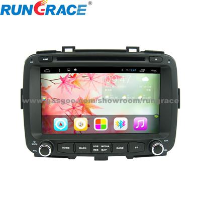 Rungrace 8-Inch 2 Din TFT Screen In-Dash Car DVD Player For Kia Carens With Bluetooth,Navigation GPS