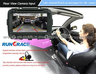 Rungrace Android 8-Inch 2 Din TFT Screen In-Dash Car DVD Player For Kia Carens With Bluetooth,Navigation GPS