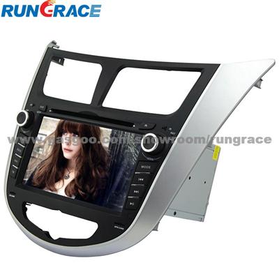 Rungrace 7-Inch 2 Din TFT Screen In-Dash Car DVD Player For Hyundai Verna With Bluetooth,Navigation-Ready GPS,RDS,RL-499WGNR02