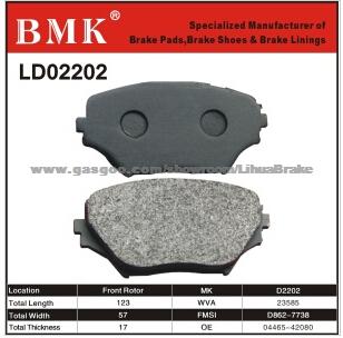 Environment Friendly Brake Pads (D2202)