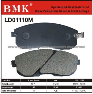Adanced Quality Brake Pad (D1110M) For Infiniti, Nissan
