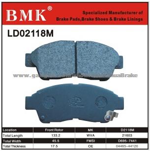 High Quality Brake Pads (D2118M)
