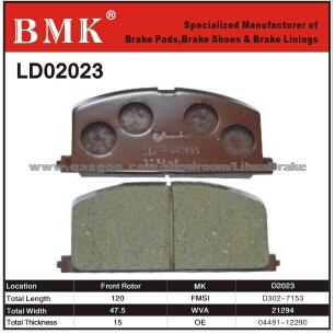 Adanced Quality Brake Pad (D2023)