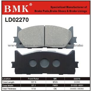 High Quality Brake Pads (D2270)