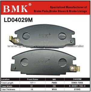 Advanced Quality Brake Pads (D4029M)
