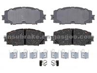 TOYOTA Yaris 2007-2014 Front Disc Brake Pads D1184-8301 Wholesale OEM 0446552260 Semi-Metallic Ceramic