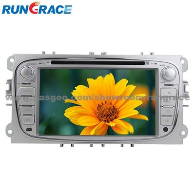 Rungrace 7-Inch 2 Din TFT Screen In-Dash Car DVD Player For Ford Focus With Bluetooth,Navigation-Ready GPS,RDS,CAN BUS,RL-761WGNR02