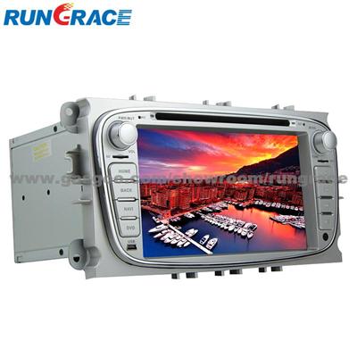 Rungrace 7-Inch 2 Din TFT Screen In-Dash Car DVD Player For Ford Focus With Bluetooth,Navigation-Ready GPS,RDS,CAN BUS