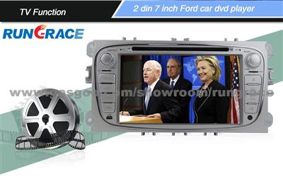 Rungrace Android 7-Inch 2 Din TFT Screen In-Dash Car DVD Player For Ford Focus With Bluetooth,Navigation GPS,RDS,CAN BUS