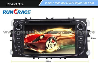 Rungrace 7-Inch 2 Din TFT Screen In-Dash Car DVD Player For Ford Mondeo With Bluetooth,Navigation-Ready GPS,RDS,CANBUS