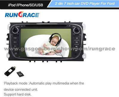 Rungrace Android 7-Inch 2 Din TFT Screen In-Dash Car DVD Player For Ford Mondeo With Bluetooth,Navigation GPS,RDS,CANBUS