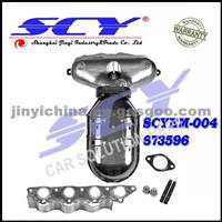 Exhaust Manifold With Integrated Catalytic Converter Fits 00-03 For Accent 1.5L-L4 28510-22680 2851022680 673-596 673596