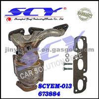 Exhaust Manifold With Integrated Catalytic Converter Right Fits For MPV 2.5L GY18-20-55X GY182055X 673-884 673884