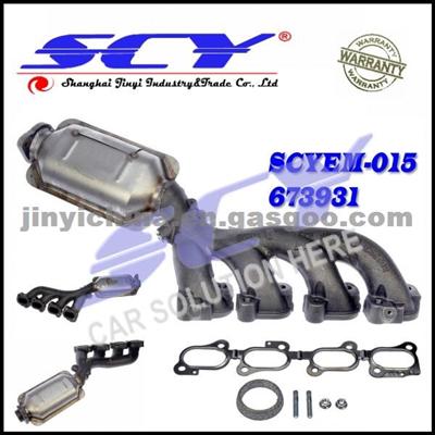 Exhaust Manifold With Integrated Catalytic Converter Left Fits For SRX 4.6L-V8 05-06 12567687 673-931 673931