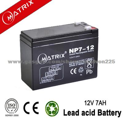 12V7AH Sealed Lead-Acid Battery