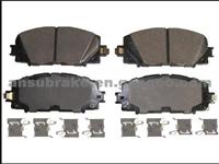 TOYOTA Prius 2010-2014 LEXUS CT200h Front Brake Pad OEM 0446547060 FMSI D1184-8538 Semi-Metallic Ceramic None Asbestos