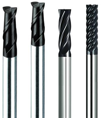 Factory Various Carbide 2 Flute Flattened End Mills With Long Shank