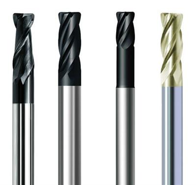 Various 4 Flute Solid Carbide R General End Mills