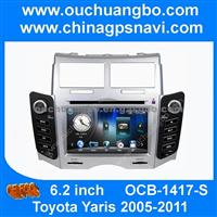 Ouchuangbo Toyota Yaris 2005-2011 Audio DVD GPS With SD AUX IPod Sliver Colour