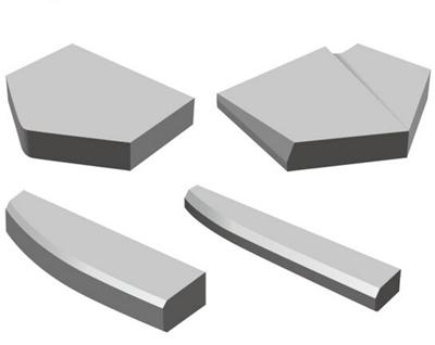 Virgin Material Yg6 Cemented Carbide Brazed Tips