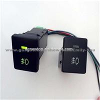 Green/ Green LED Colour Toyota Camry Fog Light Switch 33.15x22.5x52.1mm