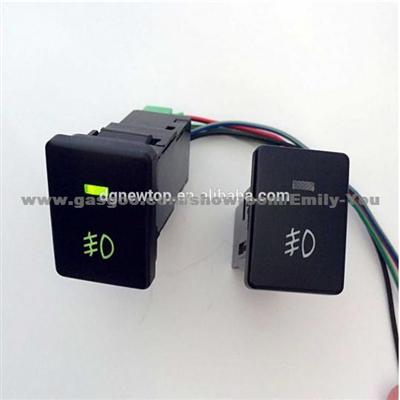Green/ Green LED Colour Toyota Camry Fog Light Switch 33.15x22.5x52.1mm