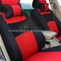 Red In Black Composite 3 Mm 22 Density Sponge Car Seat Cover