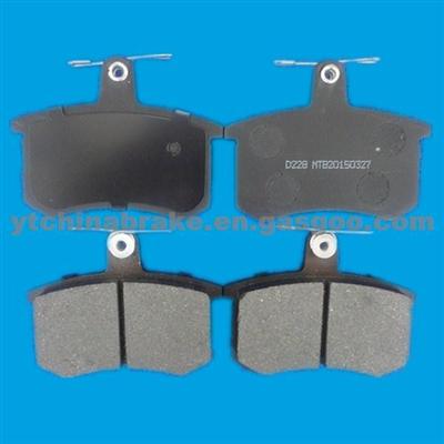 Less-Metal Semi-Metal Ceramic NAO Material Brake Pads For Kelsey-Hayes Brake System