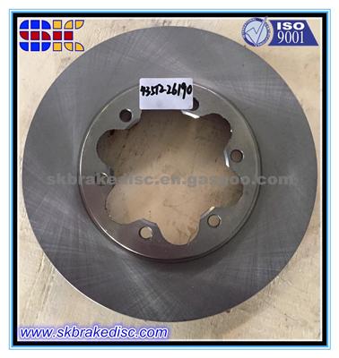 China Brake Disc Supplier Brake Rotor OEM 43512-26190