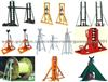 5 Ton , 10 Ton Hydraulic Cable Drum Jacks / Cable Jack Stand