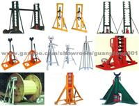 Manufacture Cable Laying Drum Roller Cable Drum Jack