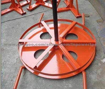 Horizontal Cable Drum Jack Service Drum Dispenser