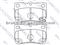 Low Metal Front Car Brake Pad 04466-22190 - img3