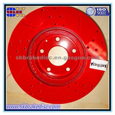 Front Brake Rotor Gets Hot Brake Rotor Spots For Mazda K01133251A