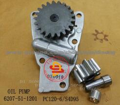 Komatsu Excavator Spare Parts Oil Pump (6207-51-1201)